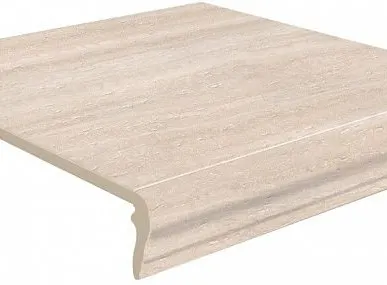 фото Керамический гранит KERAMA MARAZZI Пантеон 402х340 ступень фронтальная беж SG157200R\GR