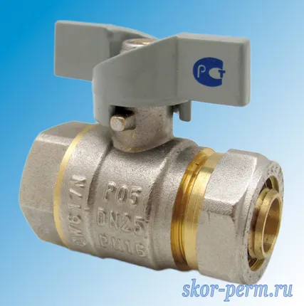 Фото №0 Кран для металлопластиковых труб 26х1&quot; СTМ Ц-ВР