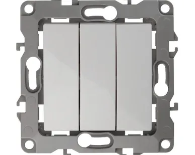 фото ЭРА Механизм выключателя 3-кл. СП Эра12 10А IP20 250В 10AX бел. Б0014669 ЭРА