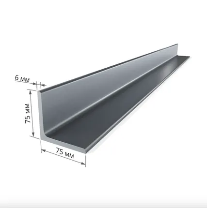 Фото №0 Уголок 75*75*5 ГОСТ 8509-93