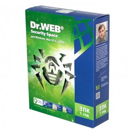 Фото №0 Dr.Web Security Space 3 ПК 1