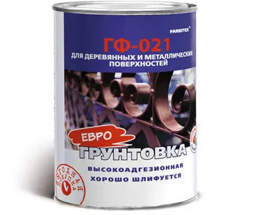 фото Грунтовка алкидная ГФ-021 FARBITEX красно-коричневая
