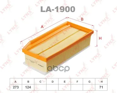 фото Фильтр Воздушный LYNXauto арт. LA1900