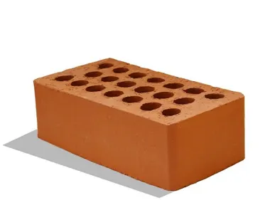 фото Кирпич керамический рядовой пустотелый утолщенный М 125