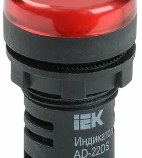 фото Лампа AD22DS(LED)матрица d22мм красный 24В AC/DC BLS1...
