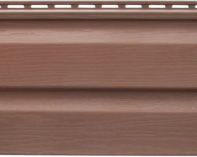 фото Акриловый сайдинг Kanada Плюс Премиум Красно-коричневый, 3,66м