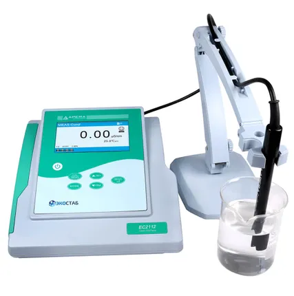 Фото №0 Настольный кондуктометр ЭКОСТАБ EC2112 с поверкой