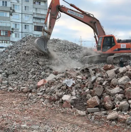 Фото №0 Демонтаж зданий, строений, снос домов и сооружений, разбор конструкций, демонтаж ж/б