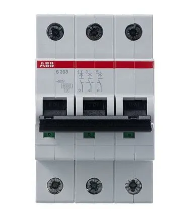 Фото №0 Автоматический выключатель ABB 3п D 16А 6кА S203 D16