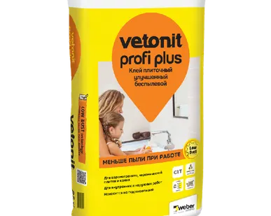 фото Клей ВЕТОНИТ Профи плюс. C1 T для наружных и внутренних работ / 25 кг/48шт