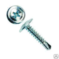 фото Саморез Оцинкованный по металлу ПШС 4,2х19