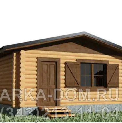 Фото №0 Сруб бани 6х6м в наличии из зимнего леса обработан антисептиком