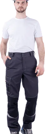 Фото №0 Брюки ТУРБО SAFETY летние, т.серый-черный