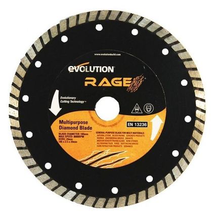 Фото №0 Алмазные диски для пил Evolution RAGE