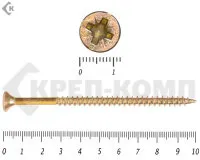 фото Саморез желтый цинк POZY 6х100 (1000шт)