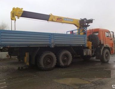 фото Кран-манипулятор SOOSAN SCS736 на шасси КАМАЗ-43118. (Новый)