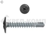 Фото №0 Саморез ПШC сверло 4,2х25 RAL7024 (500шт)