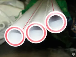 Фото №0 Труба полипропиленовая PPR армированные стекловолокном PN20 40х5,5 Lammin