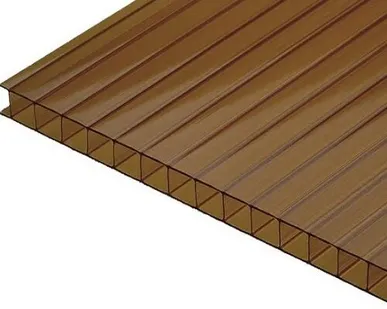 фото Поликарбонат Сотовый 2100х12000х6 Бронза SOTALIGHT