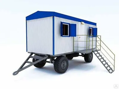 Фото №0 Дом-вагон 6м, внутр МДФ, утепл 100 мм URSA, металлический каркас, стеклопак