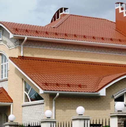 Фото №1 Металлочерепица МП Супермонтеррей Эконом, покрытие Полиэстер, 0,4мм