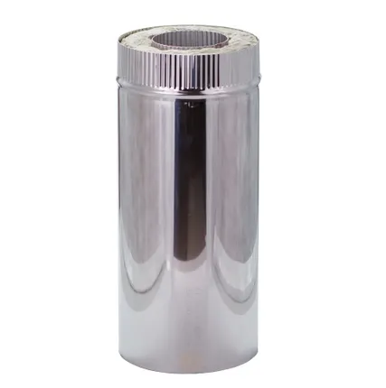 Фото №0 Труба сэндвич D130/230 мм L = 0,5 м (нерж. 0,5/0,5 мм AISI 304 внутри)