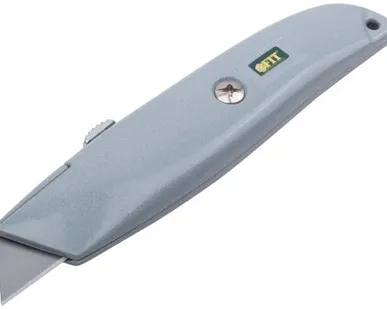 фото Нож для напольных покрытий серый, металлический корпус