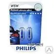 фото Philips W5W Blue Vision 3400K (2шт.) ксенон