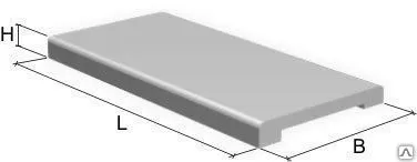 фото Плита на парапет в 1,5 кирпича (ПП-00.044.7)