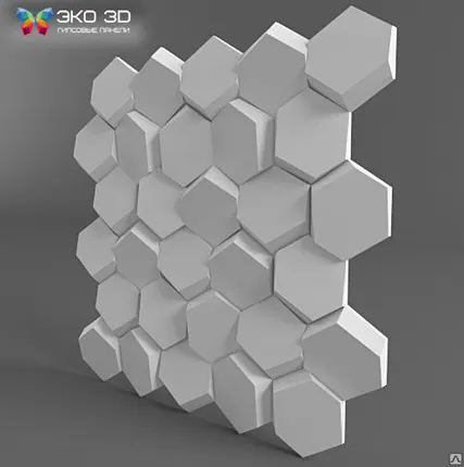 Фото №0 3D панель "УЛЕЙ" 500х500 мм