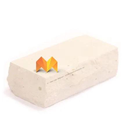 Фото №0 Кирпич Simat Неокрашенный рустированный полнотелый одинарный М-175 (Угловой)