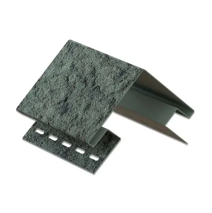 Фото №0 Угол внешний (ЮП) Стоун-Хаус "Камень" изумрудный 3 050 мм