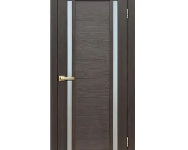фото Дверь межкомнатная 203 (La Stella) стекло матовое, экошпон, Дуб Мокко 2000х800мм
