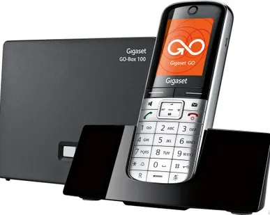 фото IP-DECT телефон GIGASET SL450A GO (платиново-чёрный)