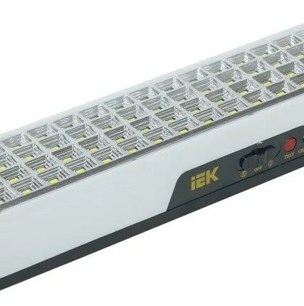 Фото №0 Светильник ДБА 3928 аккумулятор 15ч 12Вт IEK LDBA0-3928-60-K01