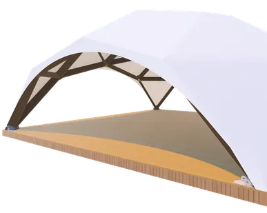 фото Деревянная беседка WOOD RT 64/8