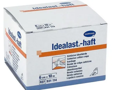 фото IDEALAST-HAFT red (9310980) когезивный бинт /красный/ 4 м х 10 см