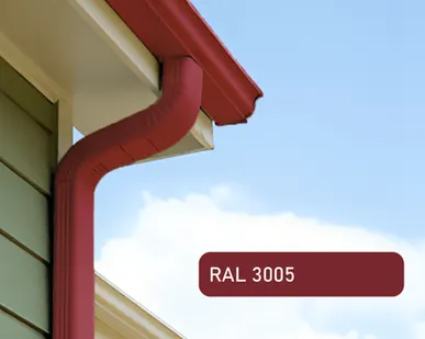 фото Водосточная система прямоугольного сечения (RAL в ассортименте)