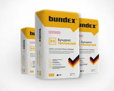 фото Сухие строительные смеси BUNDEX Смесь штукатурно-клеевая Теплоклей