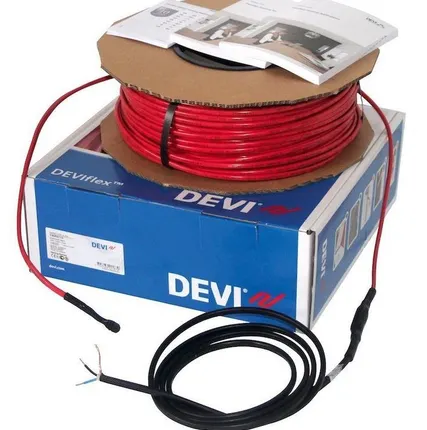 Фото №0 Кабель нагревательный двухжильный DEVIflex™ 18T, 10m, 200W, 230V