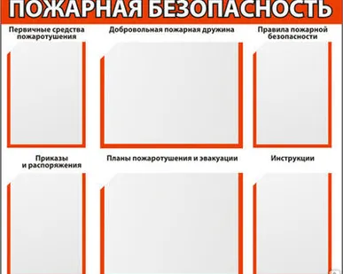 фото Пожарный стенд. Изготовление