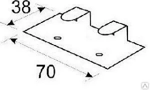 фото Подсистема - Кляммер стартовый 70х38х10 S-1.0мм