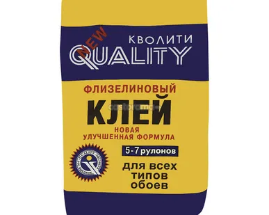 фото Клей обойный QUALITY флизелиновый 200 г