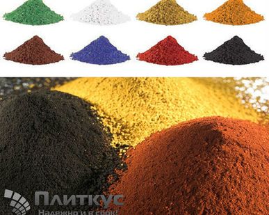 фото Пигмент для гипсовых и бетонных смесей