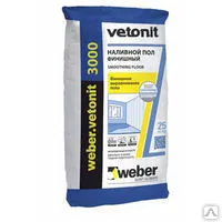 фото ВЕБЕР ВЕТОНИТ 3000 (25кг) отделочный ровнитель для пола