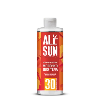 Фото №0 Солнцезащитное молочко Allsun SPF-30, 150мл