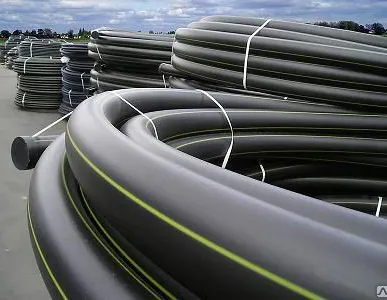 фото Трубы полиэтиленовые ПЭ80, ПЭ100 для водо и газоснабжения