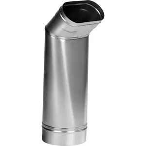 Фото №0 Переходник 45° с овала 120х240 на D248, AISI 321 0,5мм (Вулкан)