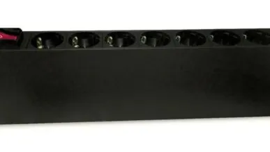 фото SHT19-8SH-S-IEC Блок розеток для 19" шкафов