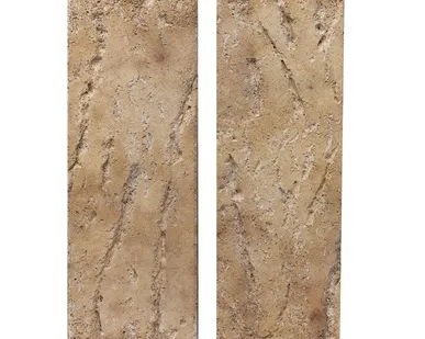 фото Кирпич лицевой силикатный «Ультракоричневый» полнотелый утолщенный колотый